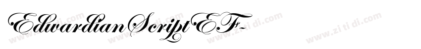EdwardianScriptEF字体转换 EdwardianScriptEF字体转换