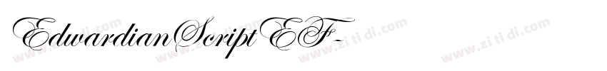 EdwardianScriptEF字体转换 EdwardianScriptEF字体转换
