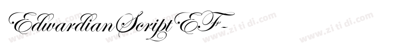 EdwardianScriptEF字体转换 EdwardianScriptEF字体转换