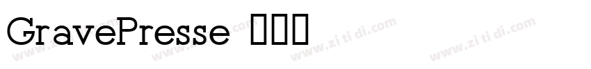 GravePresse字体转换