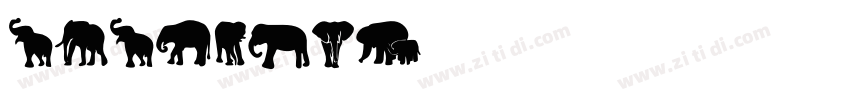 elephant字体转换