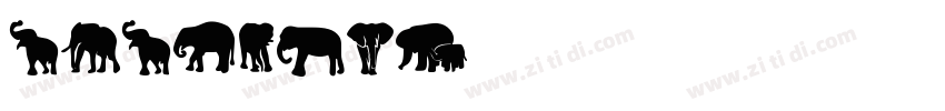 elephant字体转换