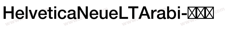 HelveticaNeueLTArabi字体转换