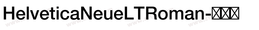 HelveticaNeueLTRoman字体转换