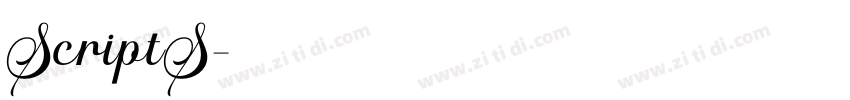 ScriptS字体转换