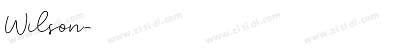 Wilson字体转换