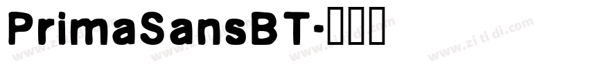 PrimaSansBT字体转换