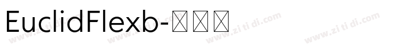 EuclidFlexb字体转换