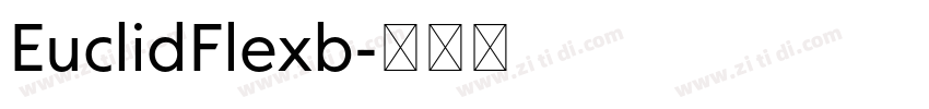EuclidFlexb字体转换