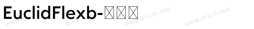 EuclidFlexb字体转换