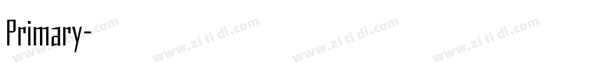 Primary字体转换