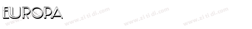 Europa字体转换
