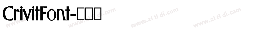 CrivitFont字体转换