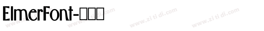 ElmerFont字体转换