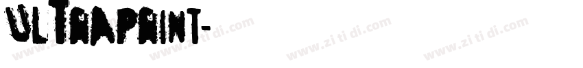 ULTRAPRint字体转换