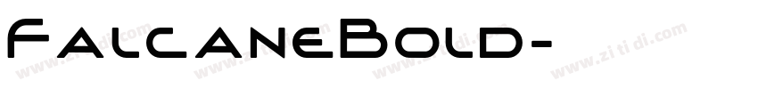 FalcaneBold字体转换