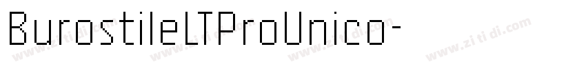BurostileLTProUnico字体转换