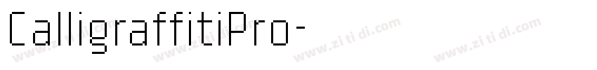 CalligraffitiPro字体转换