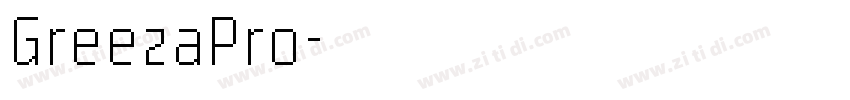 GreezaPro字体转换