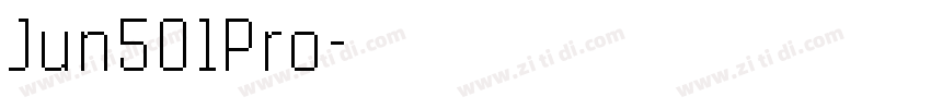 Jun501Pro字体转换