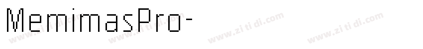 MemimasPro字体转换