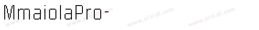 MmaiolaPro字体转换