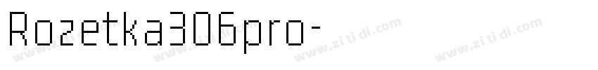 Rozetka306pro字体转换