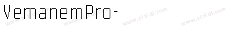 VemanemPro字体转换