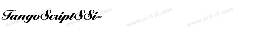 TangoScriptSSi字体转换
