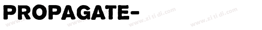 Propagate字体转换