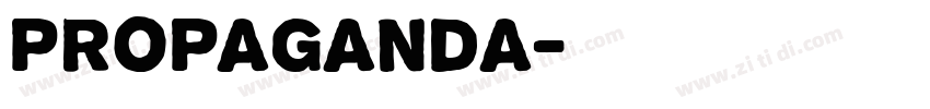 propaganda字体转换
