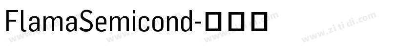 FlamaSemicond字体转换 FlamaSemicond字体转换