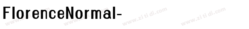 FlorenceNormal字体转换 FlorenceNormal字体转换