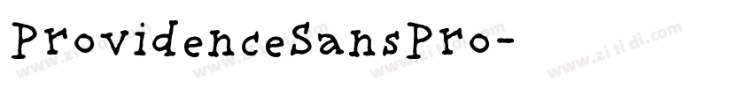 ProvidenceSansPro字体转换