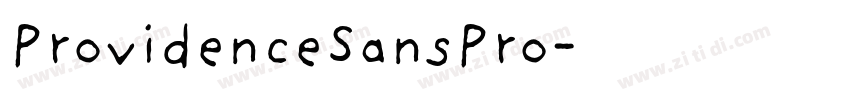 ProvidenceSansPro字体转换