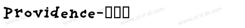 Providence字体转换