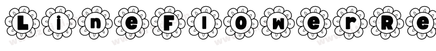 LineFlowerRegular字体转换