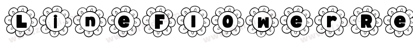 LineFlowerRegular字体转换