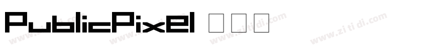 PublicPixel字体转换