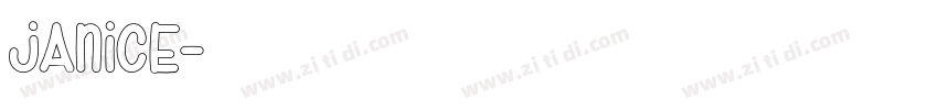 janice字体转换