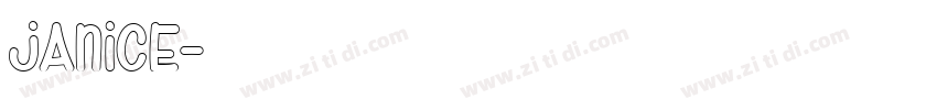 janice字体转换