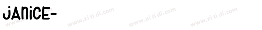 janice字体转换