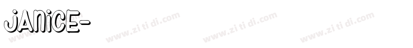 janice字体转换