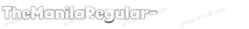 TheManilaRegular字体转换 TheManilaRegular字体转换