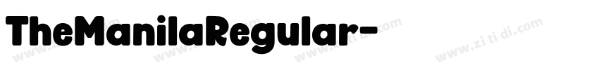 TheManilaRegular字体转换 TheManilaRegular字体转换