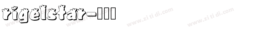rigelstar字体转换