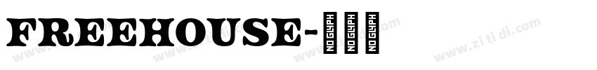freehouse字体转换
