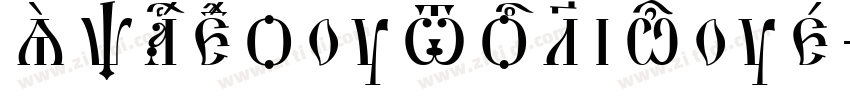 SpacedOutOblique字体转换