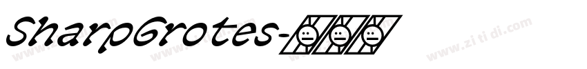 SharpGrotes字体转换