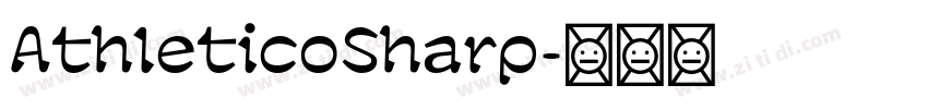 AthleticoSharp字体转换